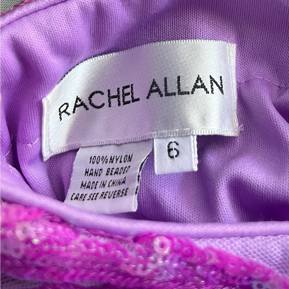 Rachel Allan Lilac Sequin Gown - Picture 11 of 11